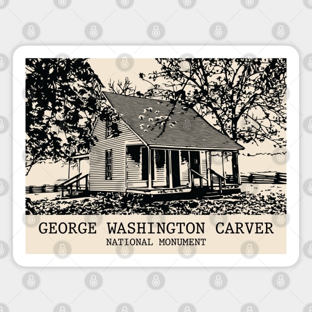 George Washington Carver National Monument Magnet by Lakeric